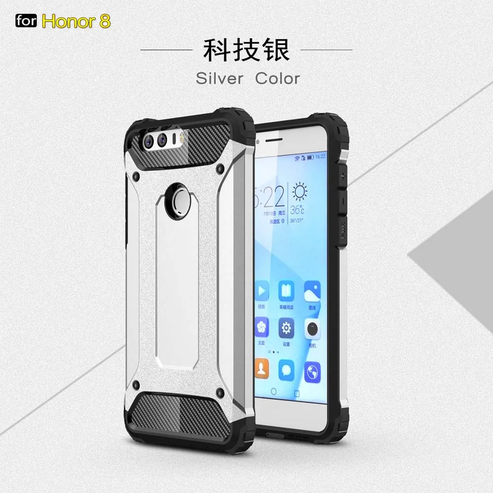 5.2For huawei Honor 8 lite чехол для huawei Honor 8 Honor8 FRD-L09 FRD-L19 FRD-L14 FRD-L04 FRD-AL00 FRD-TL00 FRD-AL10 Coque чехол - Цвет: Silver
