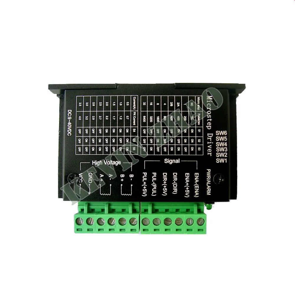 Обновленная версия TB6600 Драйвер шагового двигателя 4A 9 ~ 42 в TTL 32 Micro Step CNC 1 Ось Новый