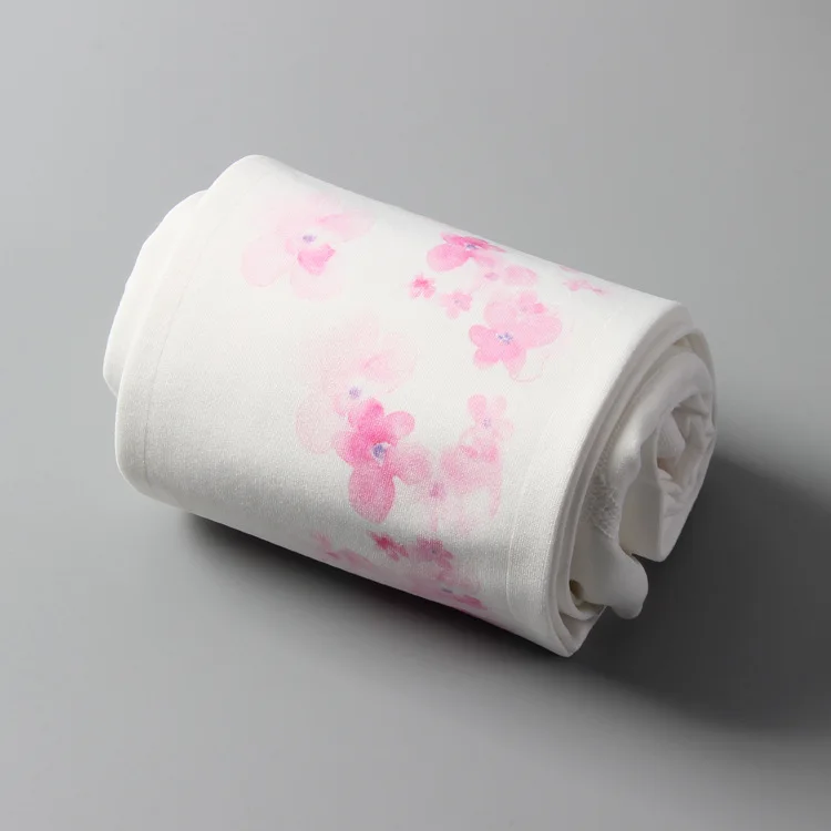 

500d Micro-pressure Overhead Cherry Blossom Lady Printed Silk Pantyhose Wholesale Winter Velvet Lining Thick Leg Warmers