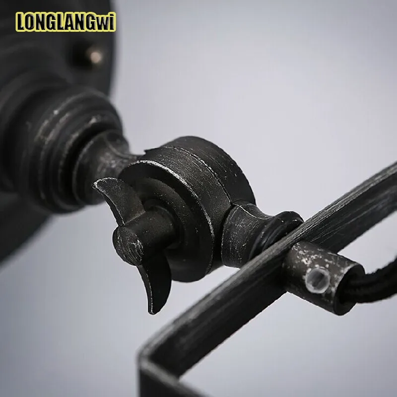 Креативная модная Регулируемая железная винтажная лампа Эдисона светодиодный