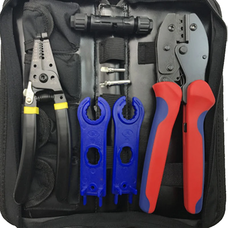 Фотогальванический обжимной инструмент Стандартный диапазон обжима: Набор для