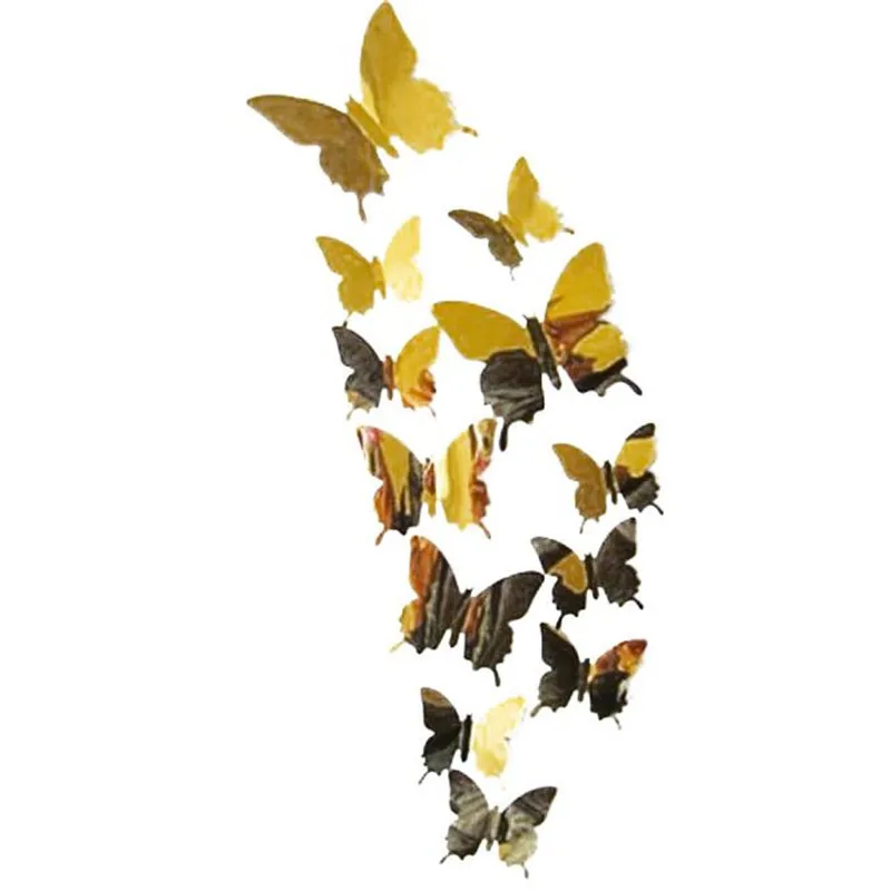 Дропшиппинг настенные стикеры наклейки бабочки 3D зеркальные стены Фотообои | Дом