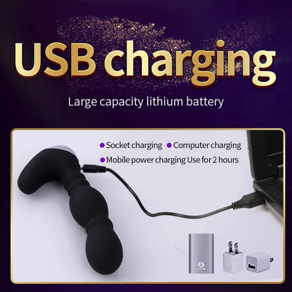 Nalone унисекс массажер простаты с дистанционным управлением Анальный вибратор