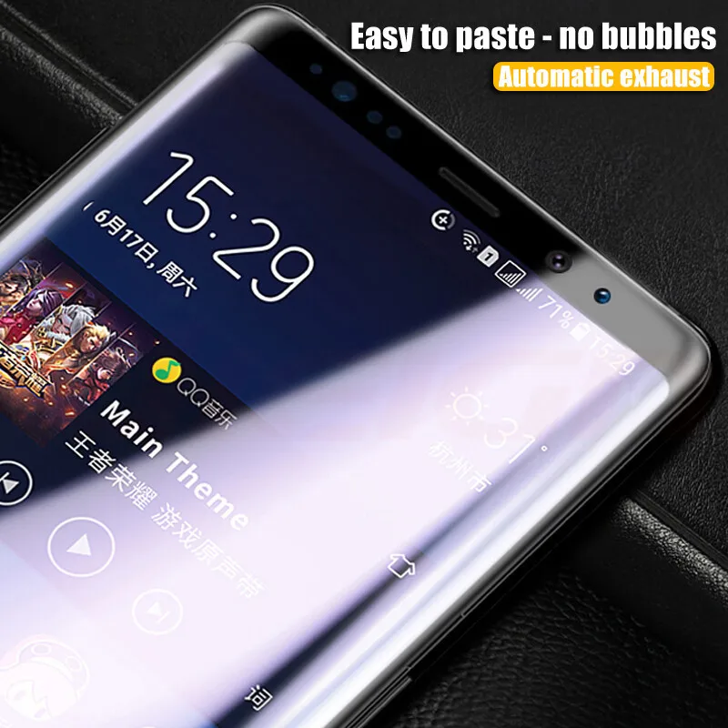 Защитная пленка для Samsung Galaxy S20/S10/S9/S8 Plus/Note 20 Ultra/10/8/9/S7 edge 3 шт.|Защитные стёкла и