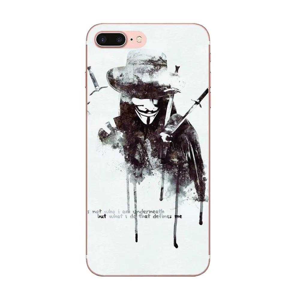 V для Vendetta мягкий TPU мобильный телефон чехлы HTC 530 626 628 630 816 820 One A9 M7 M8 M9 M10 E9 U11 Moto G G2 G3