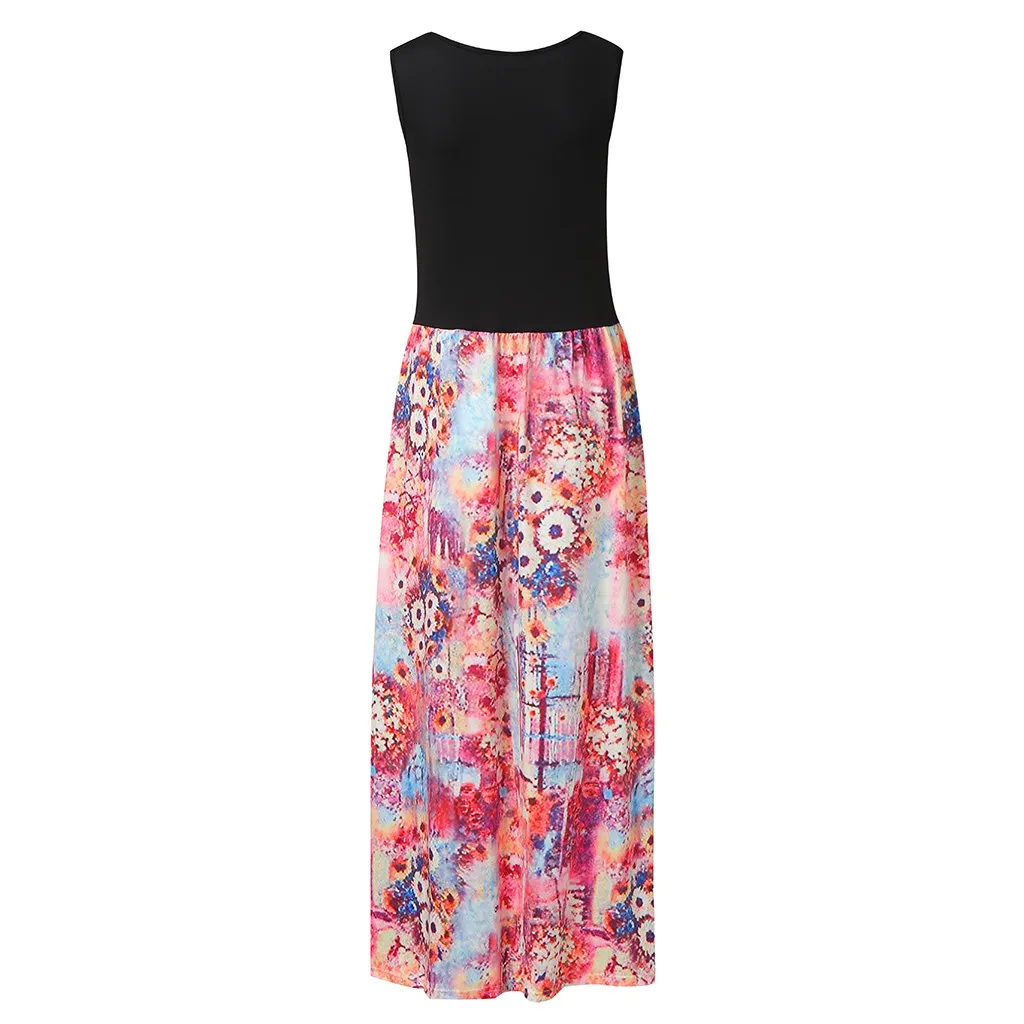 Бесплатная страусиное богемное платье модное женское летнее повседневное без