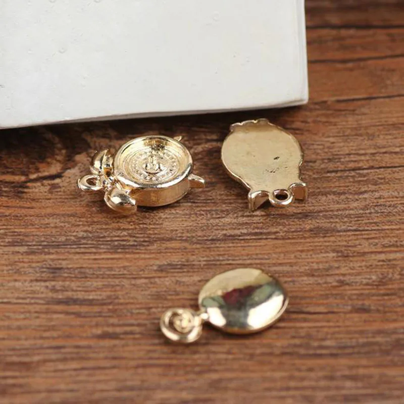 New Fashion DIY Handmade Jewelry Accessories Drip Alloy Pendant Girl Alice Four Color Optional Creative Holiday Gift | Украшения и