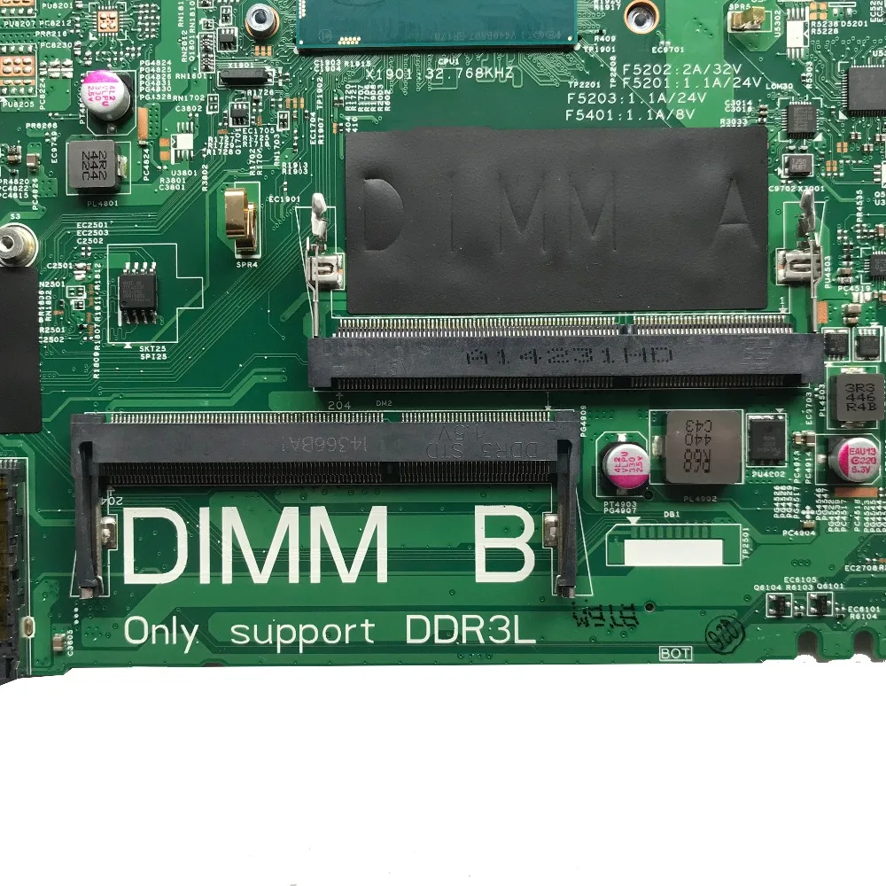 SZWXZY отлично подходит для материнской платы ноутбука DELL 3437 5437 с SR170 I5-4200 CPU CN-0YGRK4 0YGRK4