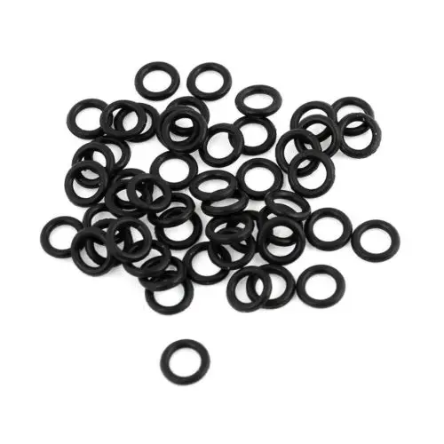 

Black 5mm External Diameter Rubber O-ring Oil Seal Sealing Ring 100 Pcs