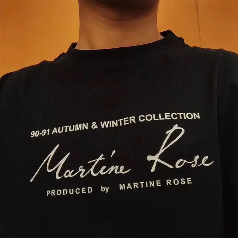 Martine Rose, мужские футболки, 1:1, лучшее качество, с принтом логотипа, для женщин и мужчин, Летний стиль, футболки, s, уличная одежда, Martine Rose, футболка