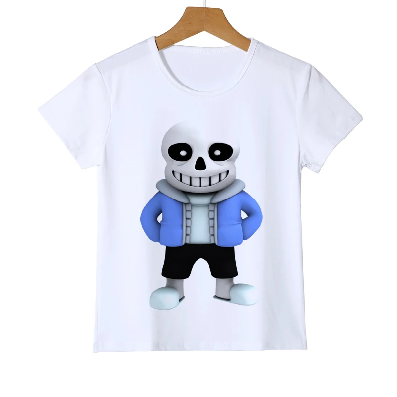 Футболки для детей и подростков летняя детская футболка с рисунком игры Undertale