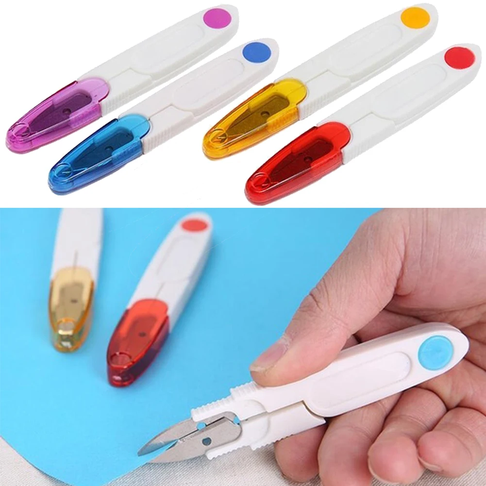 Швейные ножницы V образной формы прочные для вышивки крестиком и марлевой