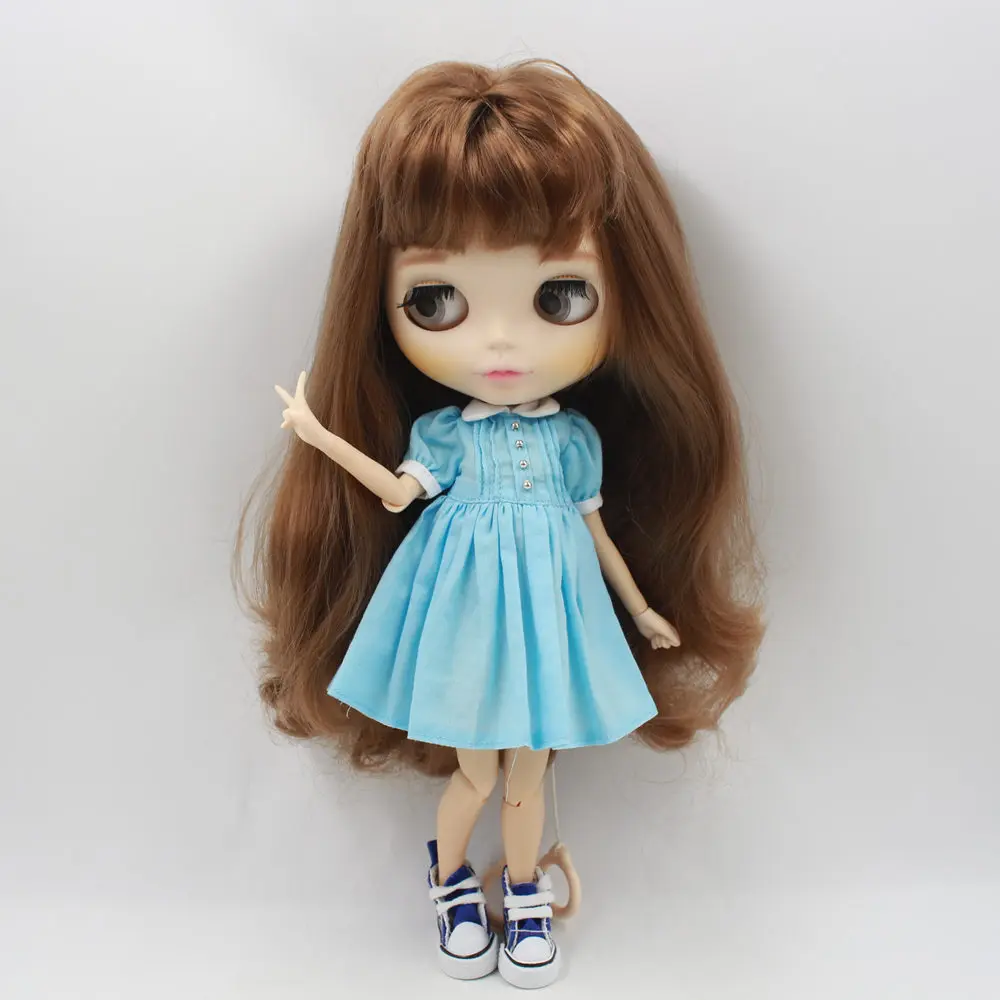 Наряды для куклы Blyth розовое желтое и синее платье костюм 1/6 bjd icy dbs|for dolls|suit dolldress