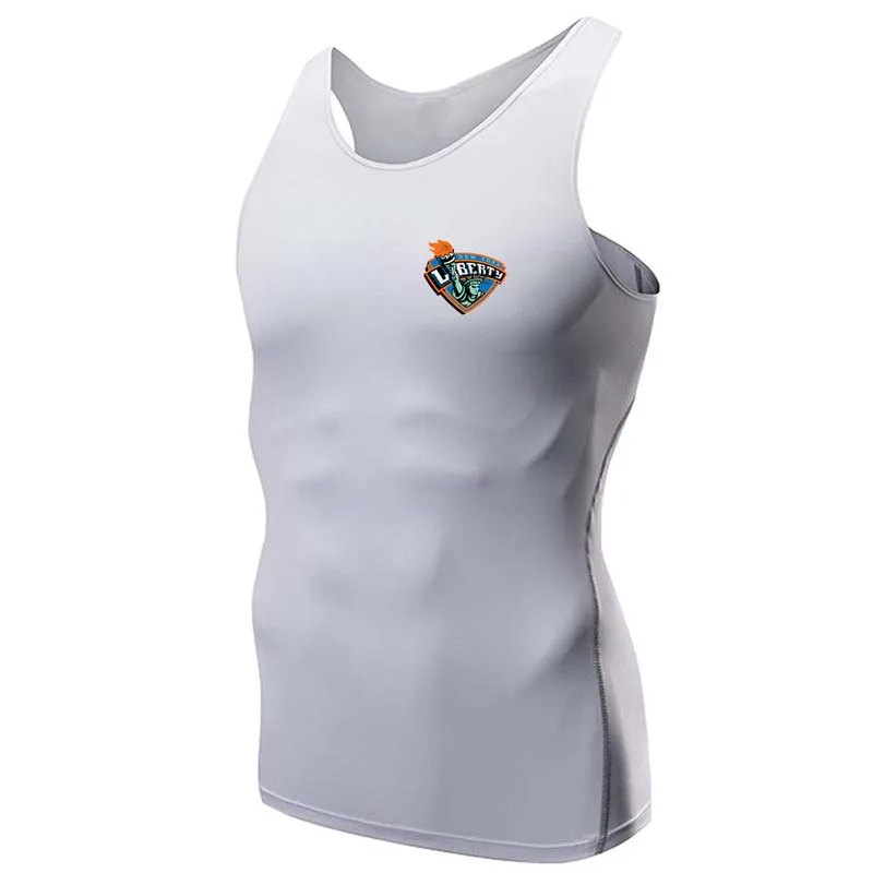 New York Liberty basketball Running Training Crossfit Men Vests quick dry compression tank top fitness Workout Clothing |