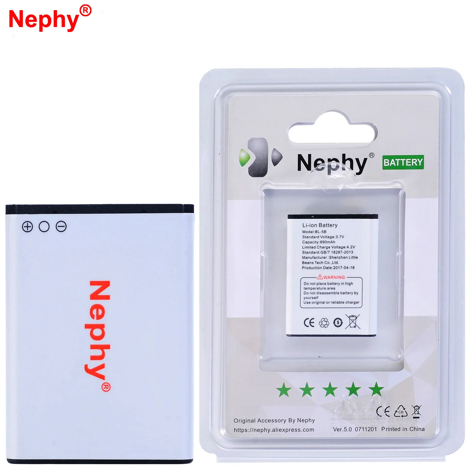 2019 оригинальный аккумулятор бренда Nephy для Nokia N80 N90 3230 3220 5070 5140 5140i 5500 6020 6120 6021 6060 6080