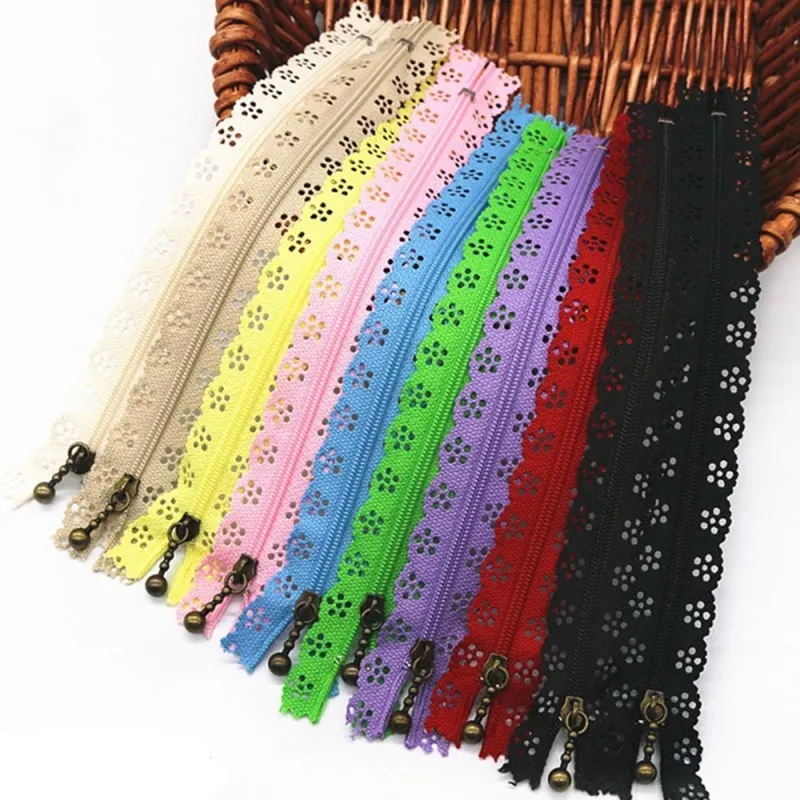 6 шт./Лот кружевные застежки молнии 20 см|zipper tote bag pattern|zipper headzipper scarf |