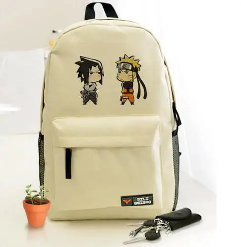 Наруто Саске Печать Рюкзак Аниме Наруто Холст Рюкзаки Школа Bookbags Модный Путешествовать Спорт Уличный Кемпинг - Цвет: Style 13