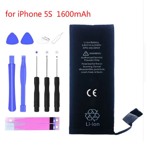 BOHYLOY дропшиппинг Для iphone 5S аккумулятор 1600 мАч с сменными