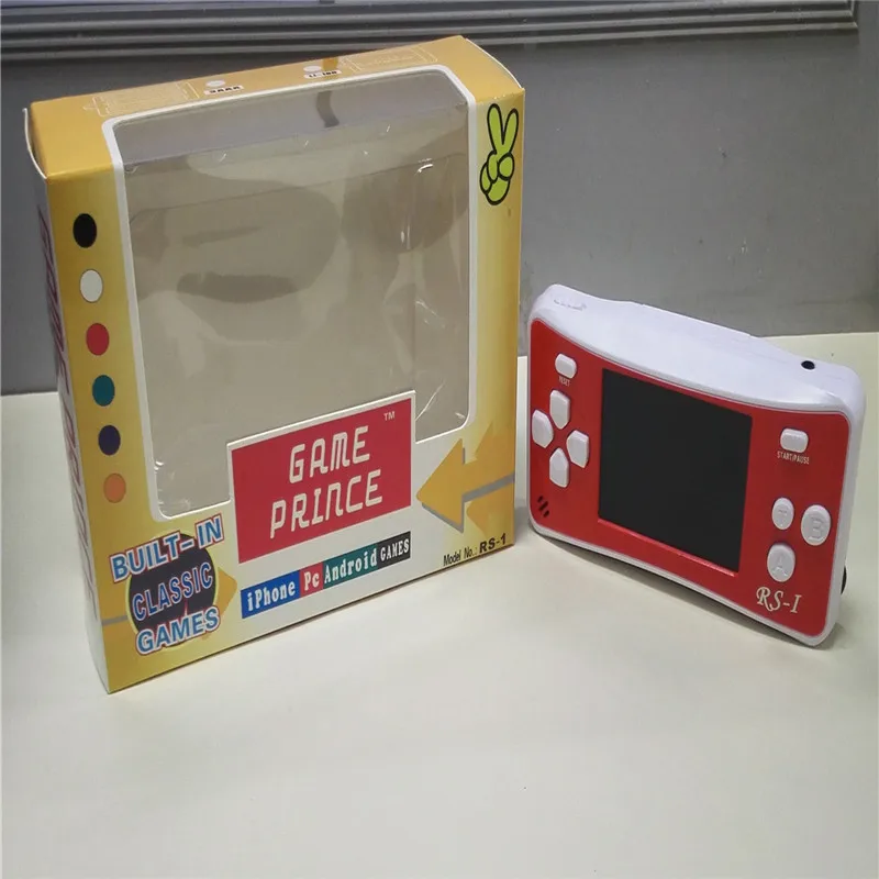 RS 1 портативная игровая консоль 2 5 дюймов LCD 76 игр внутри Портативный Видео