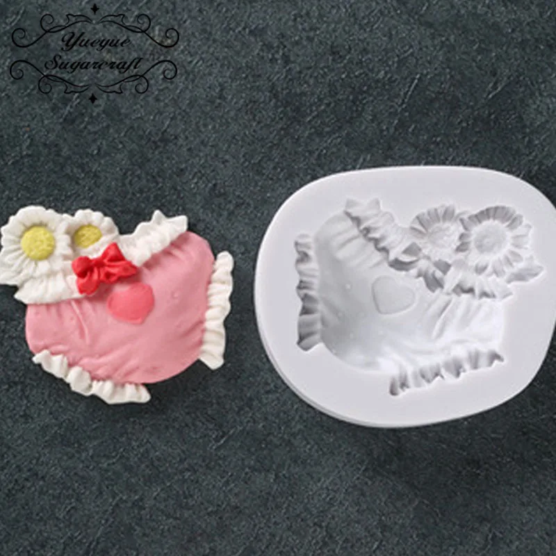 Yueyue Sugarcraft детская юбка силиконовая форма для украшения торта инструменты confeitaria moldes de silicone fondant форма для торта chocoe формы