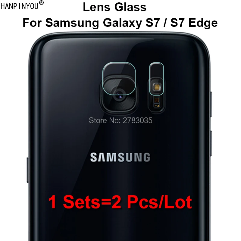 

For Samsung Galaxy S7 / S7 Edge Clear Ultra Slim Back Camera Lens Protector Rear Flash Light Cover Tempered Glass Film