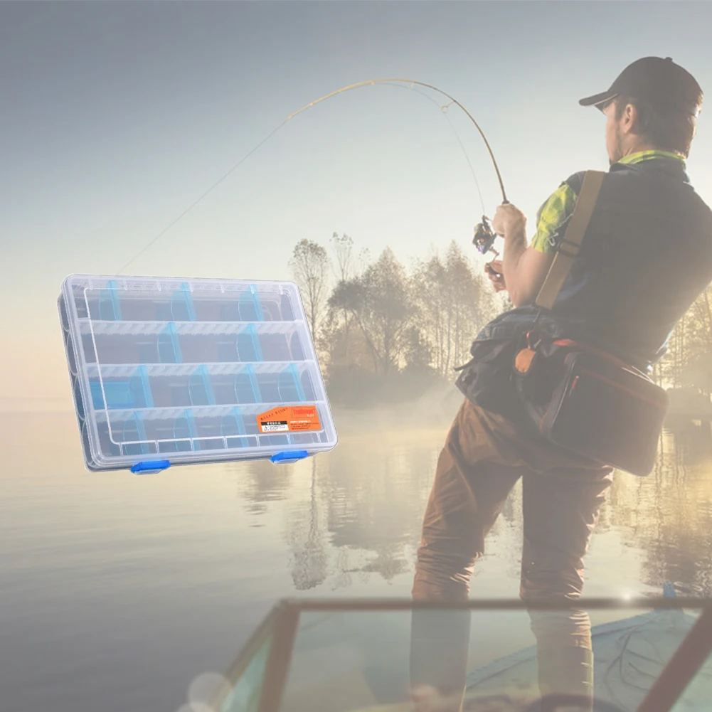 Ударопрочный Рыбалка снасти Box с подставки приманки хранения Инструменты Легкий