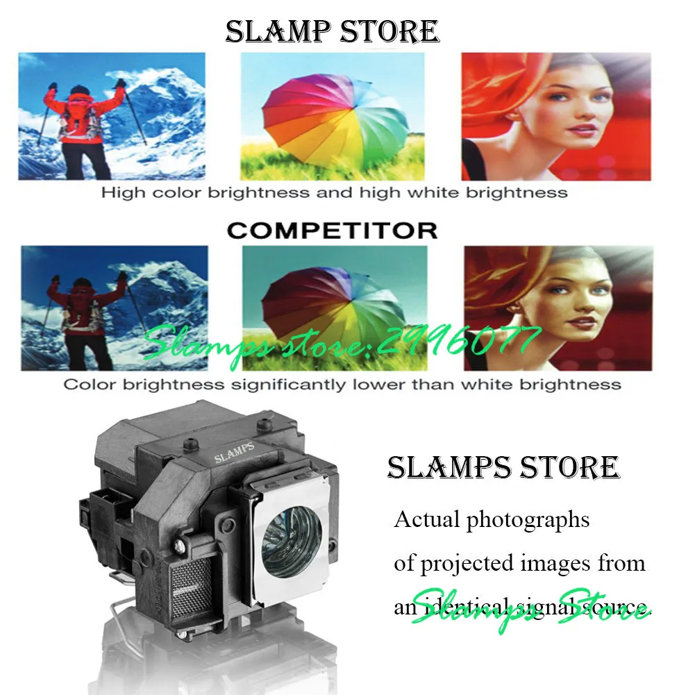 High Quality ELPL54 V13H010L54 EB-S7 EB-S7+ EB-S72 EB-S8 EB-S82 EB-X7 EB-X72 EB-X8 EB-X8E EB-W7 EB-W8 Projector lamp for Epson