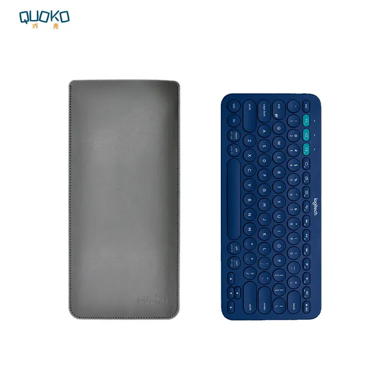 Ультратонкий чехол из микрофибры и кожи для клавиатуры Logitech K380|Сумки чехлы