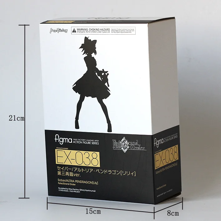 Figma EX 038 Fate FGO 15 см Saber Lily ПВХ фигурка белое платье Joint подвижная коллекция моделей