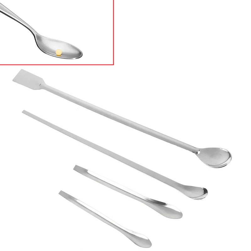 

1pc 12/14/26/30cm Spoon Medicinal ladle with Spatula Length Laboratory Supplies