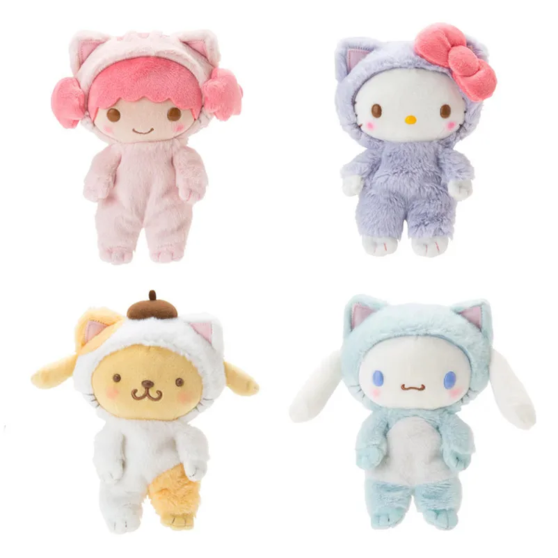 1 шт. мультфильм My melody little Twin stars фигурка чучела куклы косплей кошка плюшевые игрушки