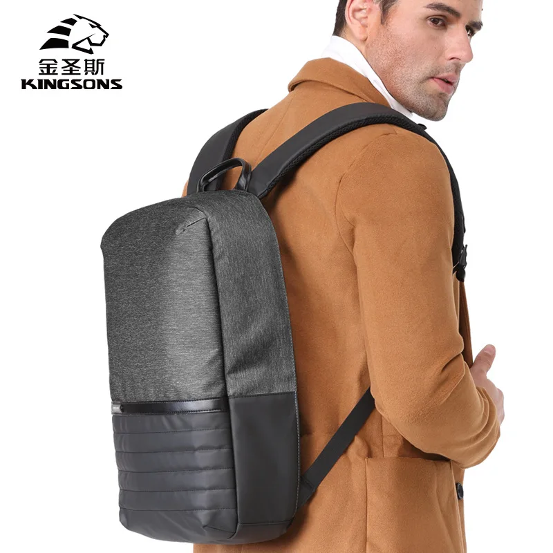 Kingsons мини рюкзак для мужчин и женщин Противоугонный 13 3 15 6 дюйма ноутбука