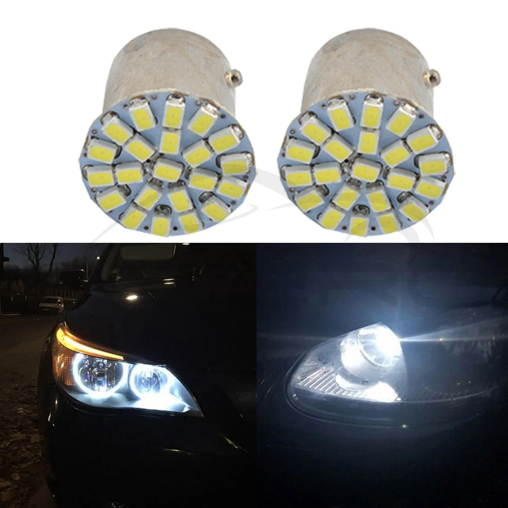10X1157 BAY15D 1156 BA15S 3014 22SMD Белый тормозной сигнал поворота Задний светильник авто светодиодный Клин угловой светильник DC 12V парковочная лампа авто Led