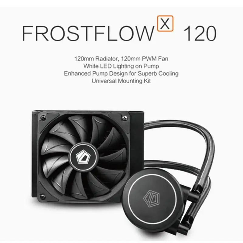 Cpu Cooling FROSTFLOW X 120 cpu водяное жидкостное охлаждение радиатор с высоким двигателем с водяным охлаждением