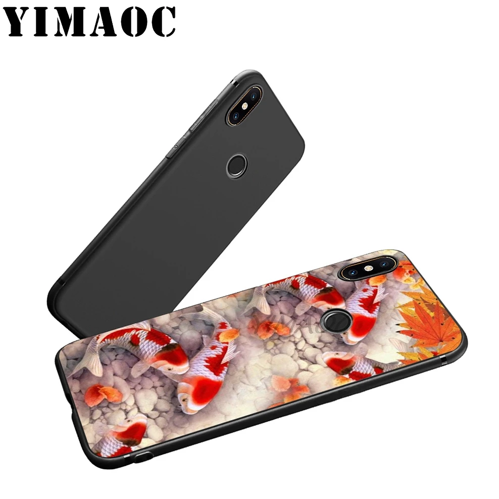 YIMAOC Koi Fish Lucky Japan Soft Case for Xiaomi Mi 9 9T 8 SE 6 MAX 3 A1 A2 Lite MIA1 MIA2 A3 CC9E CC9 Pro |