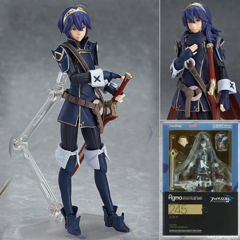 Figma 245 Luqina Fire эмблема Пробуждение фигурка Коллекционная для детей игрушки подарки