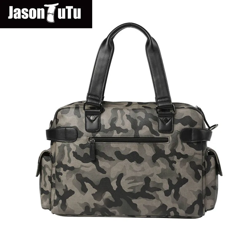 JASON TUTU для мужчин Топ из искусственной кожи Сумка повседневная мужская дорожная