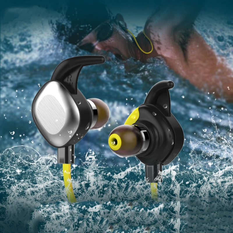 Беспроводные Bluetooth наушники универсальные спортивные водонепроницаемые