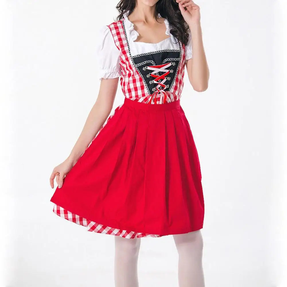 Женский костюм для костюмированной вечеринки Dirndl горничной Октоберфест