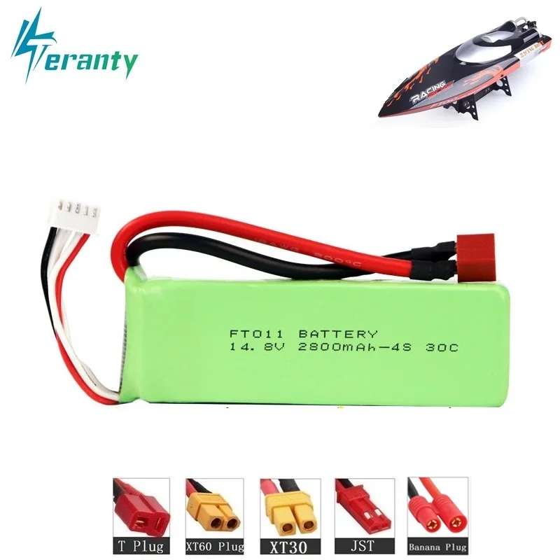 Зарядное устройство Lipo Батарея для FT010 FT011 2800 мА/ч 14 8 V RC 4s 30C 803496 лодка вертолет