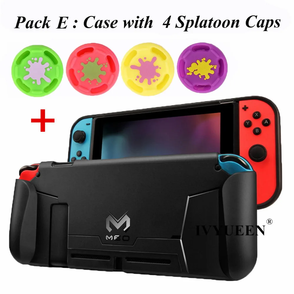 IVYUEEN Мягкий защитный чехол оболочка для shand Switch NS консольное покрытие ручки с амортизацией и защитой от царапин - Цвет: Pack E