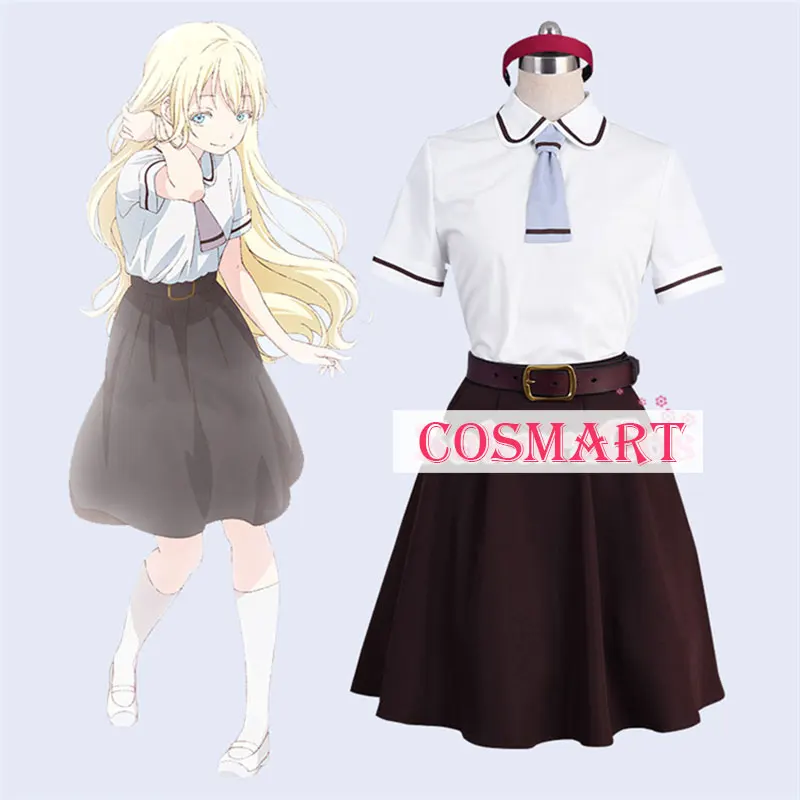 Костюм для косплея аниме Asobi Asobase Honda Hanako Оливия Nomura Kasumi крутая униформа костюм на