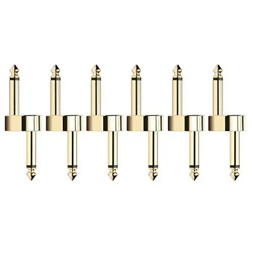 Педальная муфта типа Z гитарный соединитель для создания эффектов 1/4 дюйма 6 шт. в