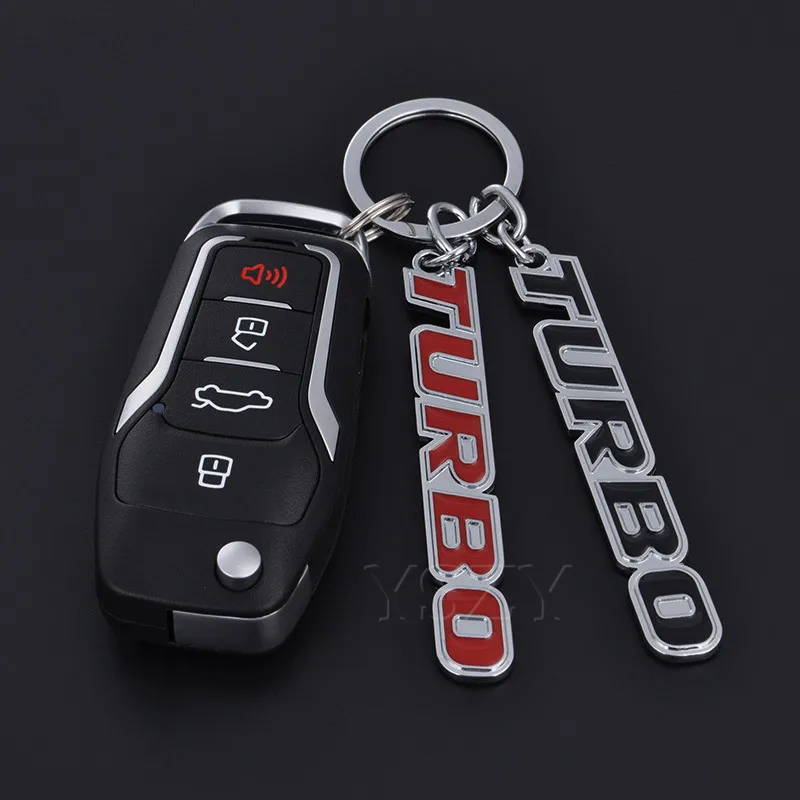 Модный автомобильный брелок с логотипом для ключей турбо BMW Audi VW Saab Fiat Ford Chevrolet Nissan