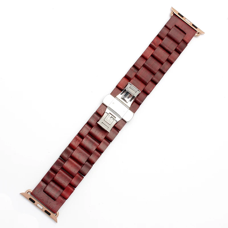 Новый деревянный браслет 22 мм 24 для iwatch band 38 42 качественные аксессуары часов |