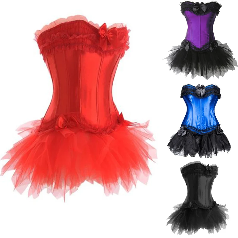 Новинка женские Формирователи боди бюстье готическая одежда сексуальный корсет