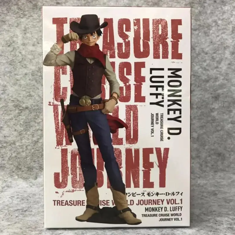 Аниме One Piece Treasure круиз World Journey Vol.1 ковбойская Обезьяна D Луффи экшн-фигурка из ПВХ