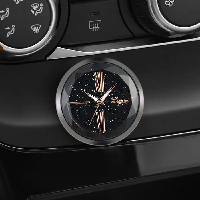 Car Decoration Electronic Meter Clock Timepiece Auto Interior Ornament Automobiles Sticker Watch In Accessories | Автомобили и