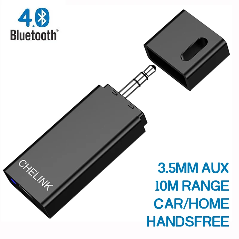 Гарнитура беспроводная Aux Bluetooth 4 0 адаптер автомобильный комплект Мини 3 5 мм
