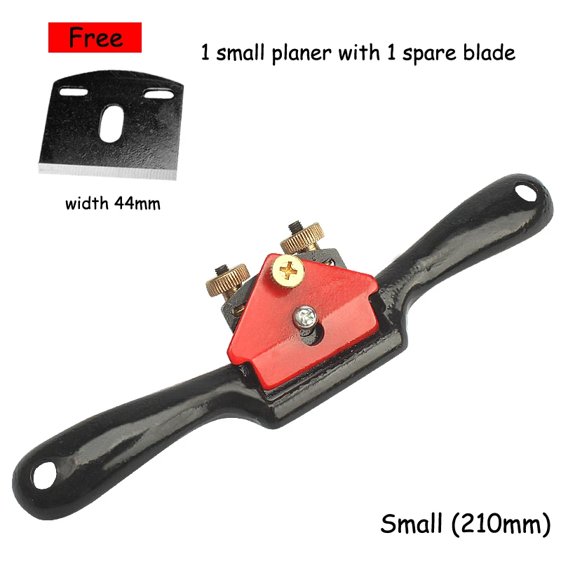 Small with 1 blade Регулируемый самолет пресс деревообрабатывающий ручной строгальный станок Инструменты для обрезки 9 дюймов деревянный ручной режущий край долото инструмент с винтом - Цвет: Small with 1 blade